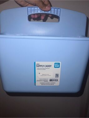 Large Supply Caddy in Light Blue